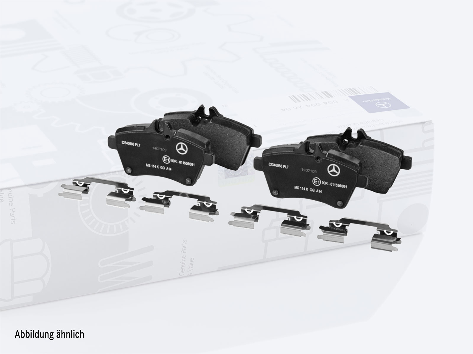 Mercedes-Benz - SCHEIBENBREMSBELAG Teilenummer A0004200305 A0004200305