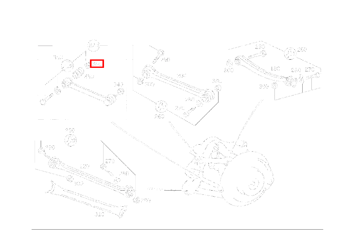 Sechskantmutter SPURSTANGE AN HINTERACHSTRAEGER; M12X1.5 SL 600 Roadster mit Automatik 129