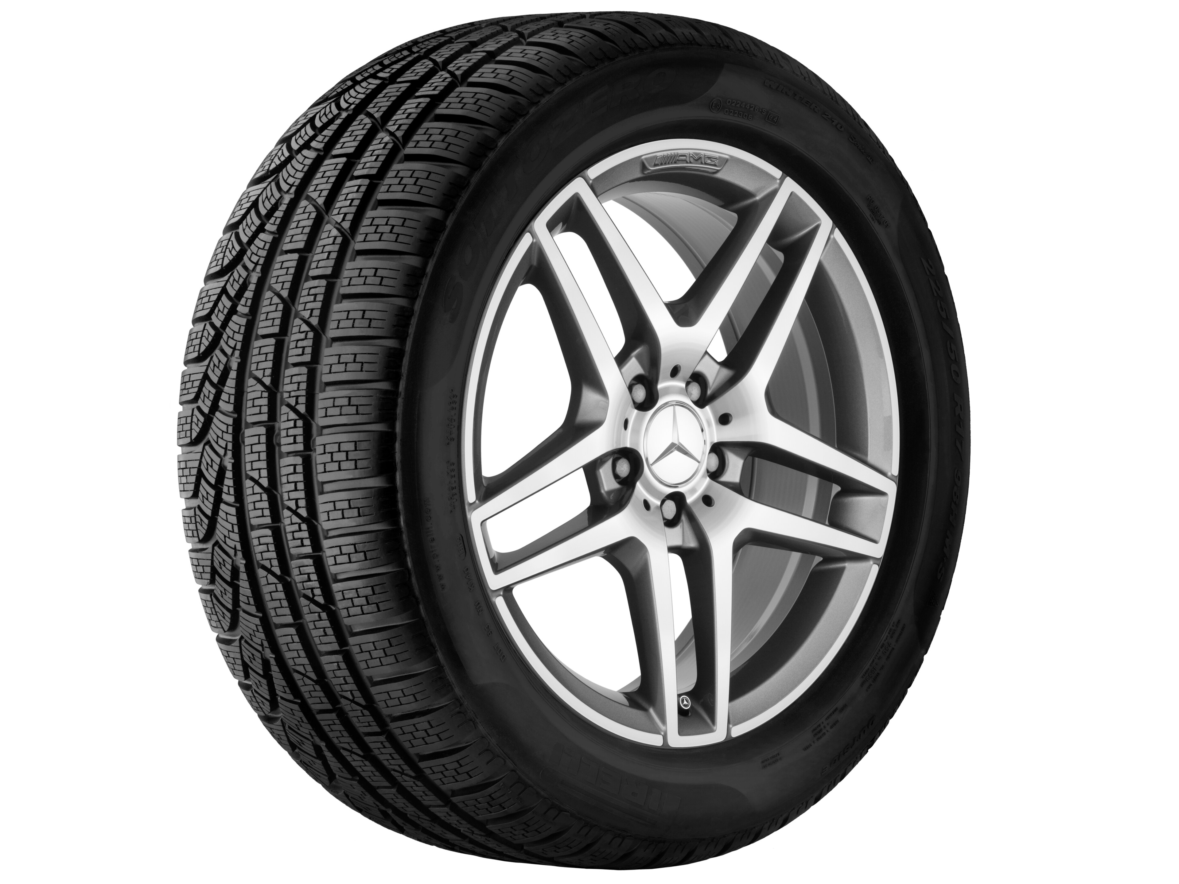 Mercedes-Benz - AMG 5-Doppelspeichen-Rad, 45,7 cm (18 Zoll) AMG 5-Doppelspeichen-Rad, 45,7 cm (18 Zoll)