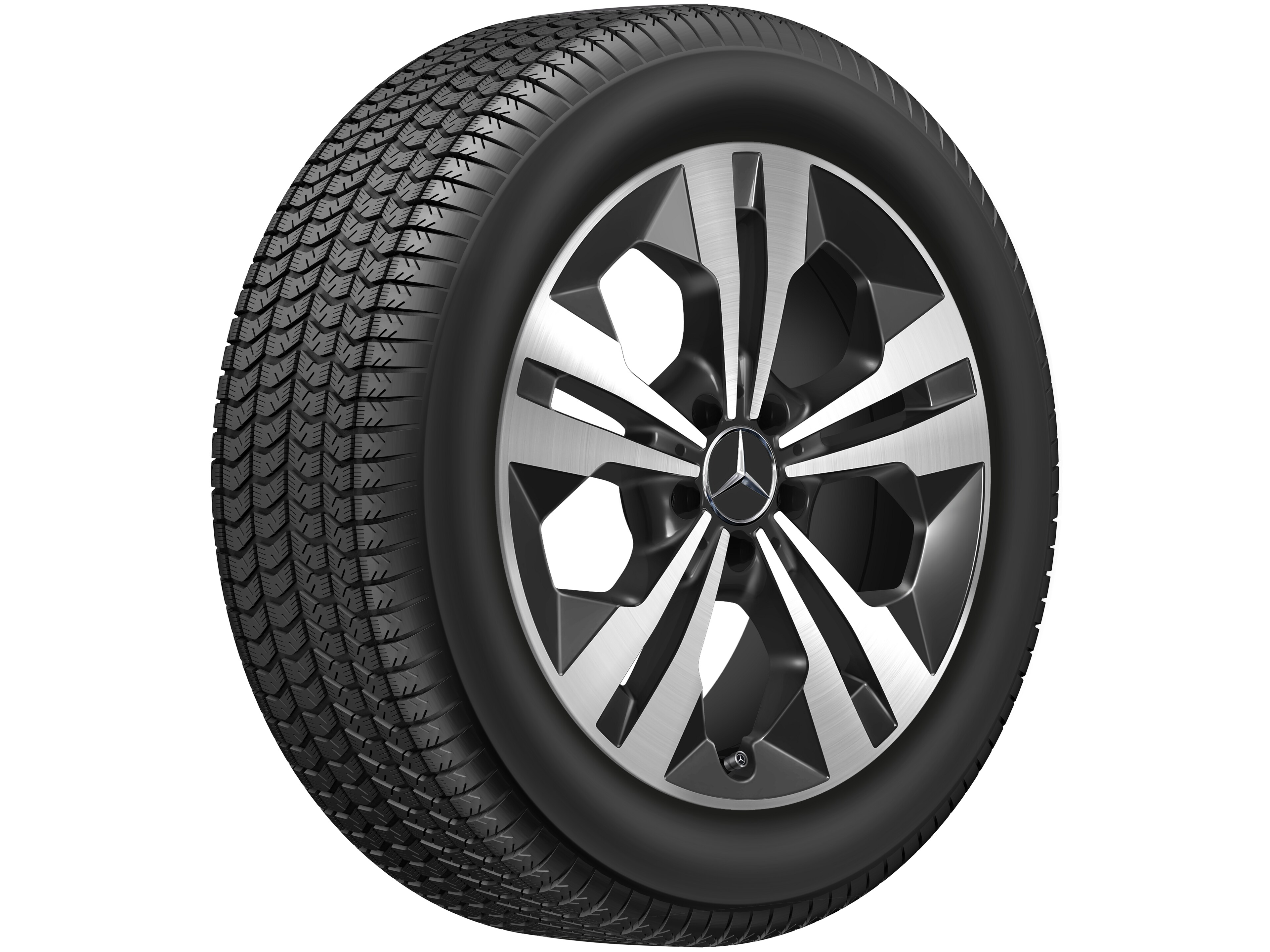 Mercedes-Benz - 5-Doppelspeichen-Rad, Aero, 45,7 cm (18 Zoll) 5-Doppelspeichen-Rad, Aero, 45,7 cm (18 Zoll)