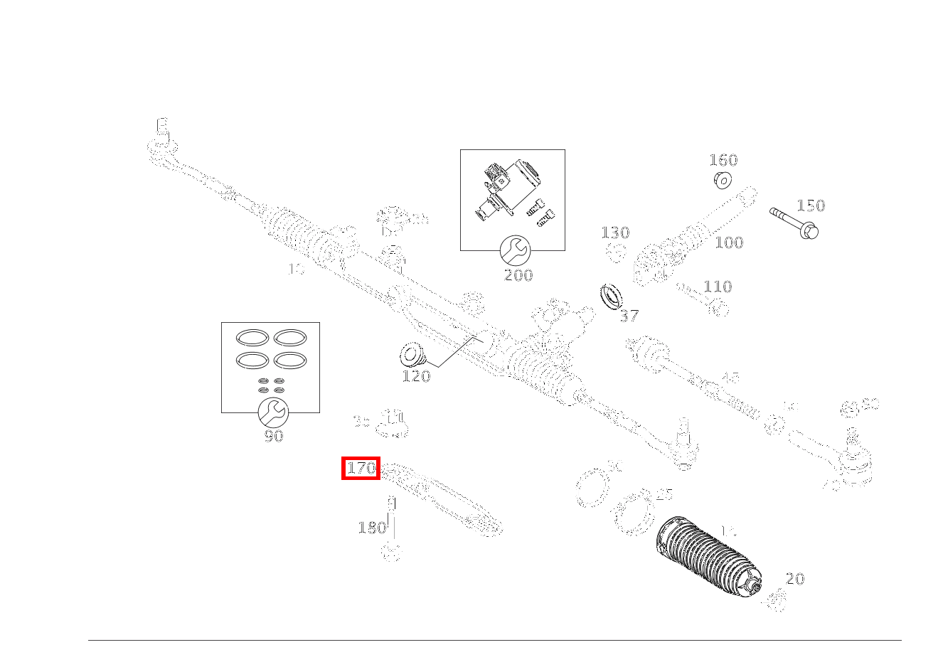 Platte LENKUNG AN QUERTRAEGER CLK 63 AMG Cabriolet 209