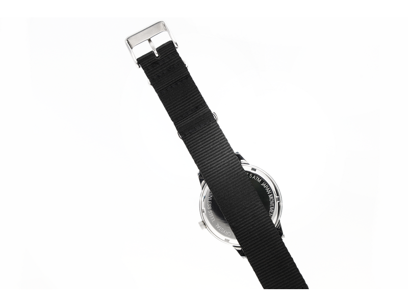 Armbanduhr Herren, schwarz/blau/silberfarben Armbanduhr Herren, schwarz/blau/silberfarben