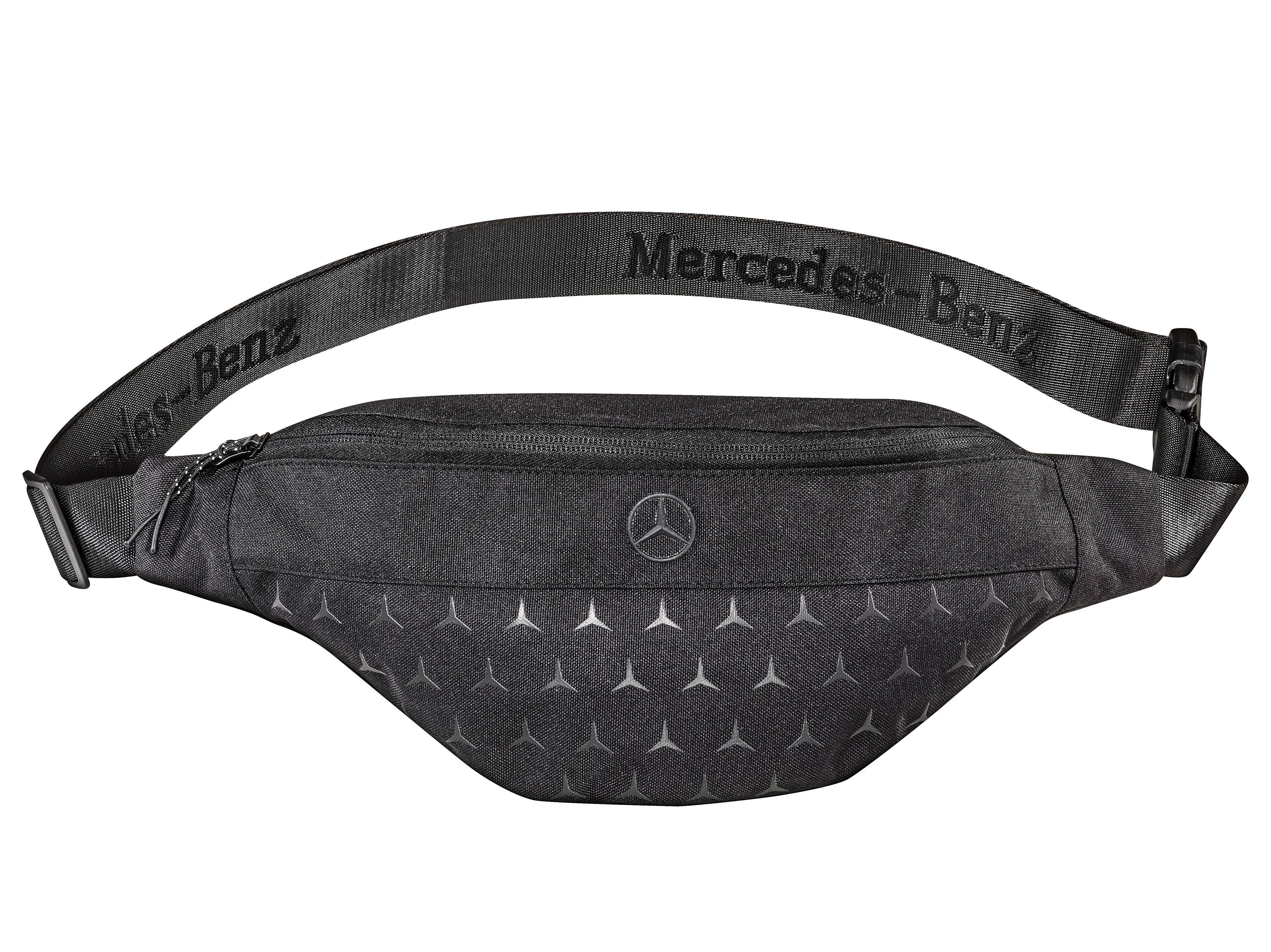 Mercedes-Benz - Bauchtasche schwarz, Polyester (recycelt)