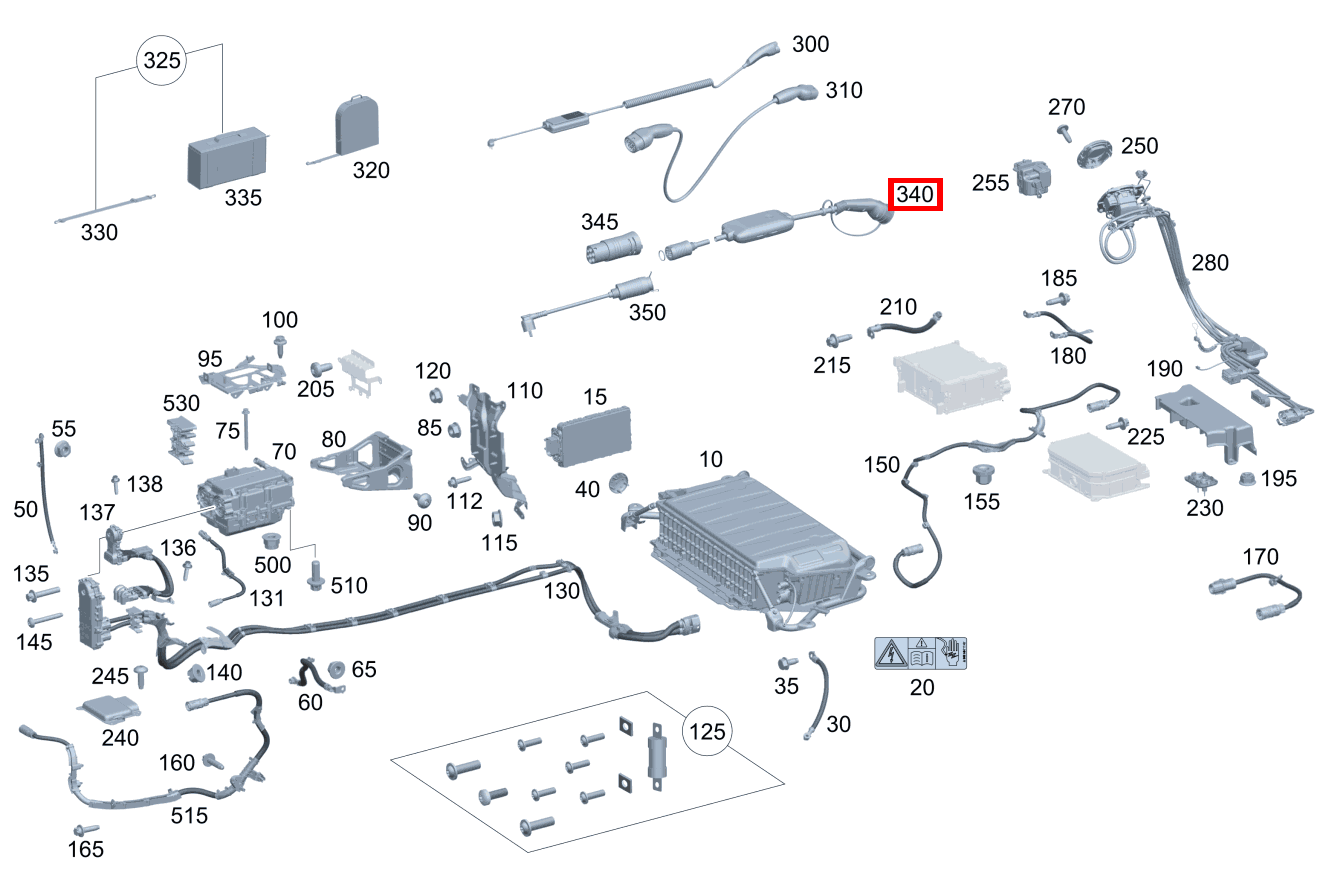 LADEGERAET Für Ladekabel GLA 250 e BCA 247