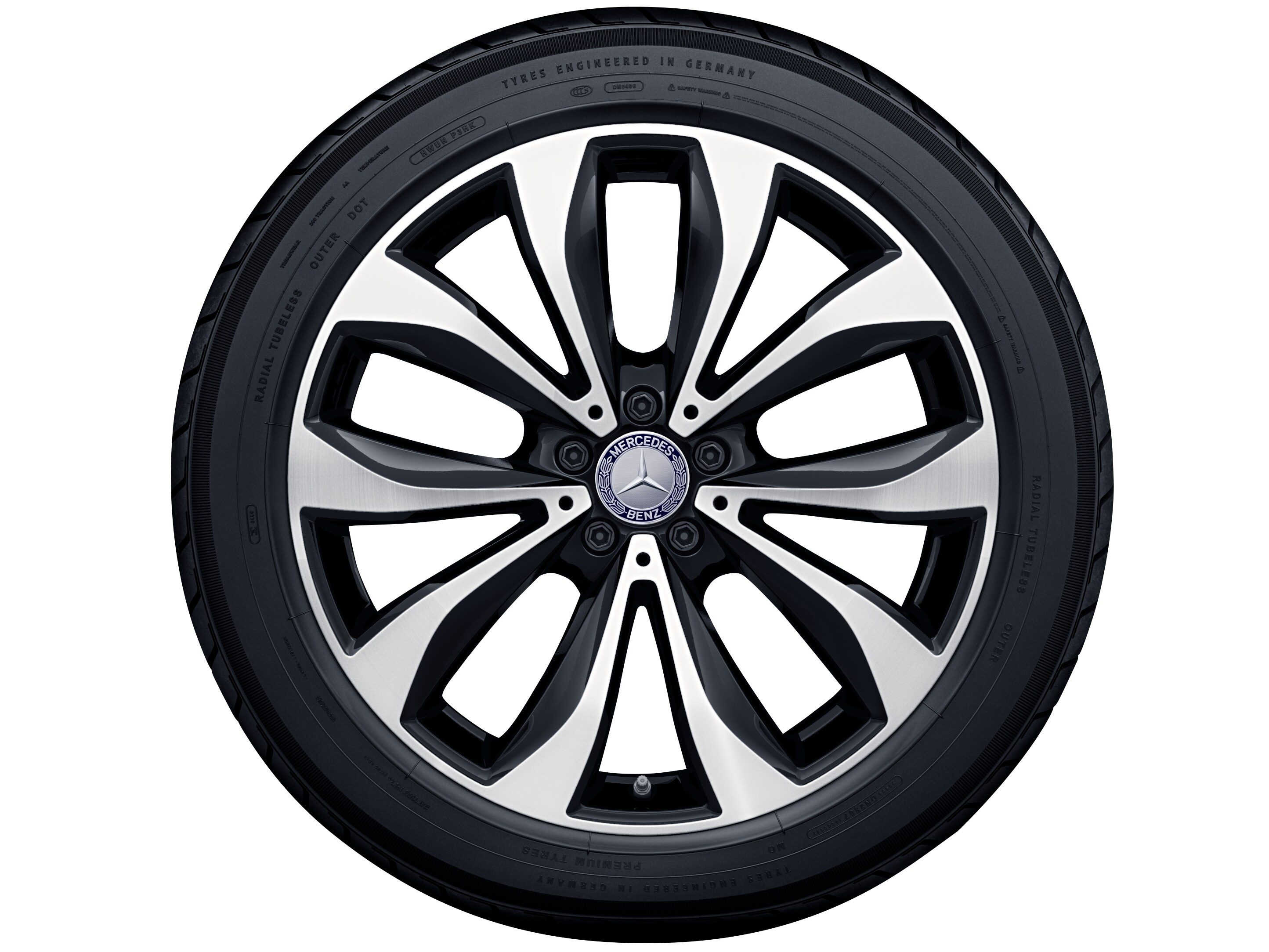 Mercedes-Benz - 5-Doppelspeichen-Rad, 50,8 cm (20 Zoll), glan 5-Doppelspeichen-Rad, 50,8 cm (20 Zoll), glan