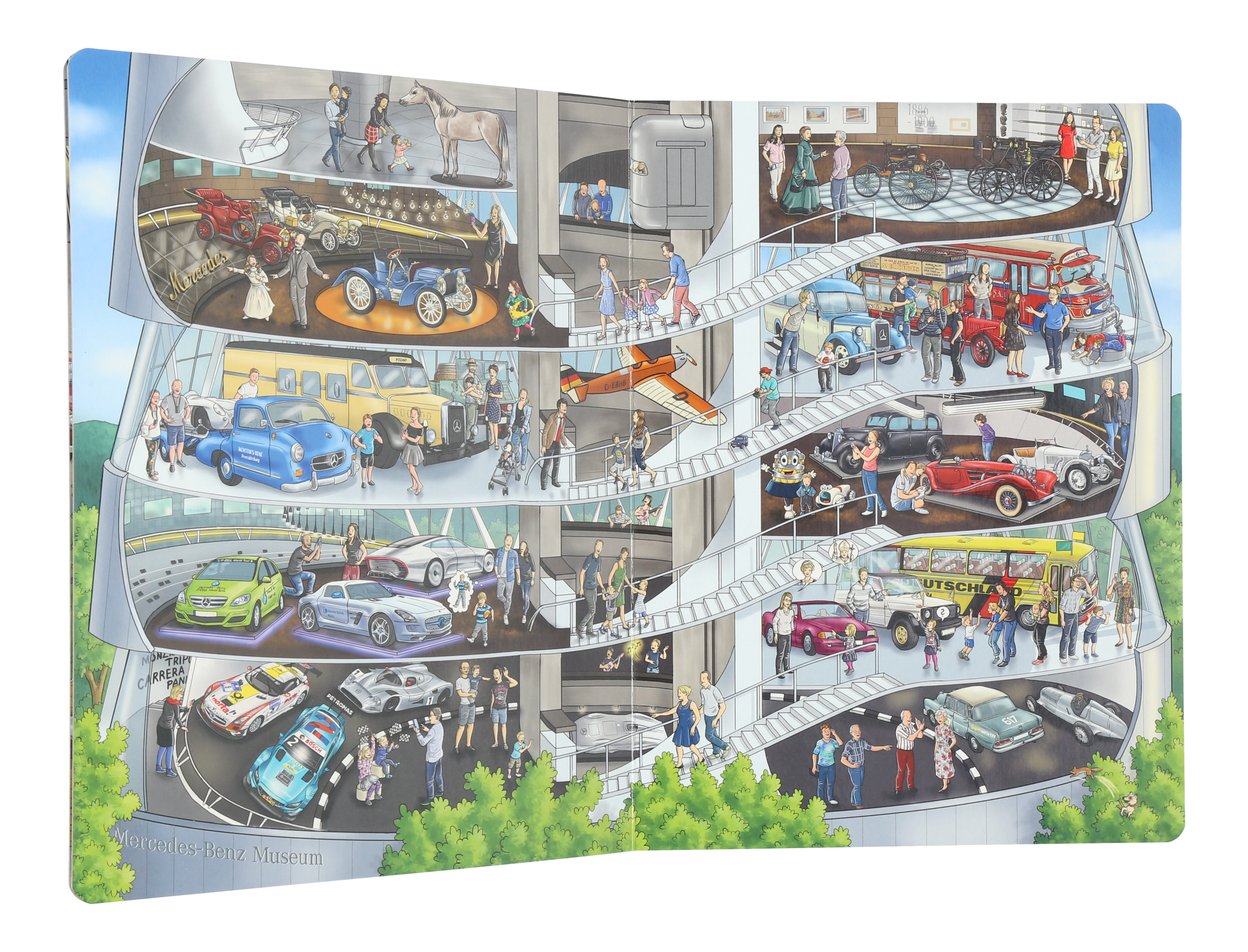 Mercedes-Benz - Mercedes-Benz Wimmelbuch, Silberburg-Verlag