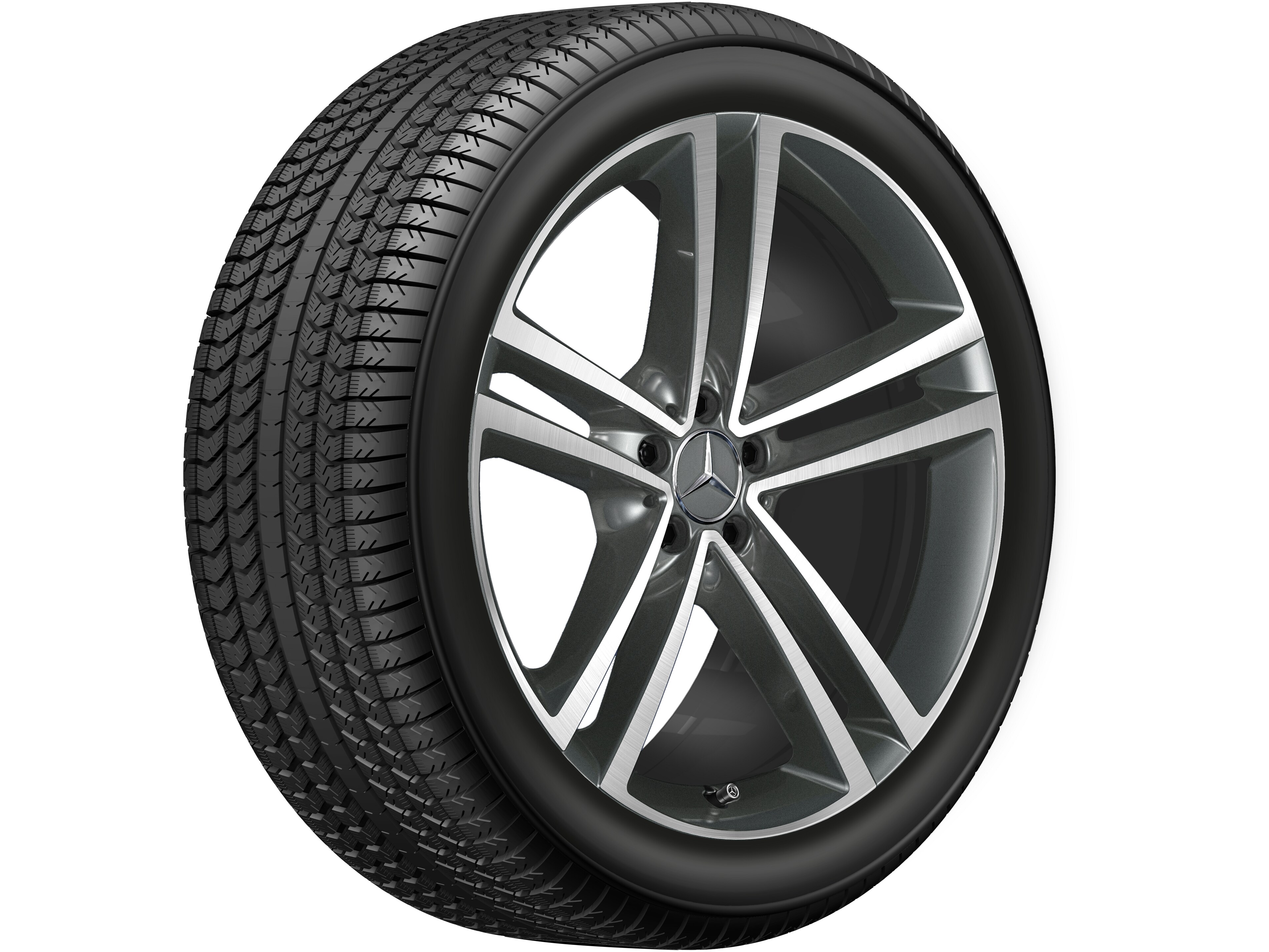 Mercedes-Benz - 5-Doppelspeichen-Rad, 53,3 cm (21 Zoll), glan 5-Doppelspeichen-Rad, 53,3 cm (21 Zoll), glan