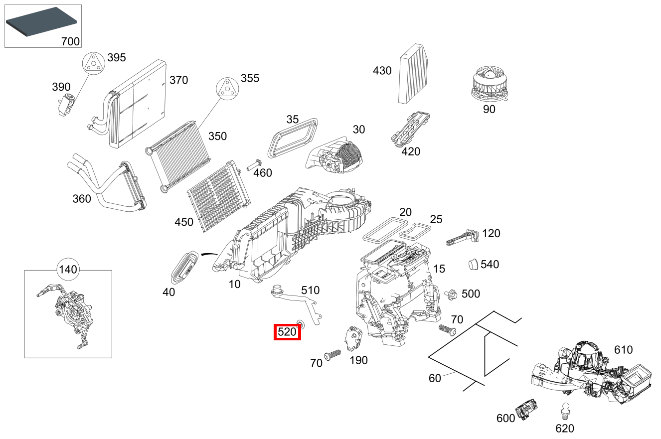 Sechskantmutter Mit Bund An Wasserablauf; 5 MM Mercedes-AMG G 63 463 Sechskantmutter Mit Bund An Wasserablauf; 5 MM Mercedes-AMG G 63 463