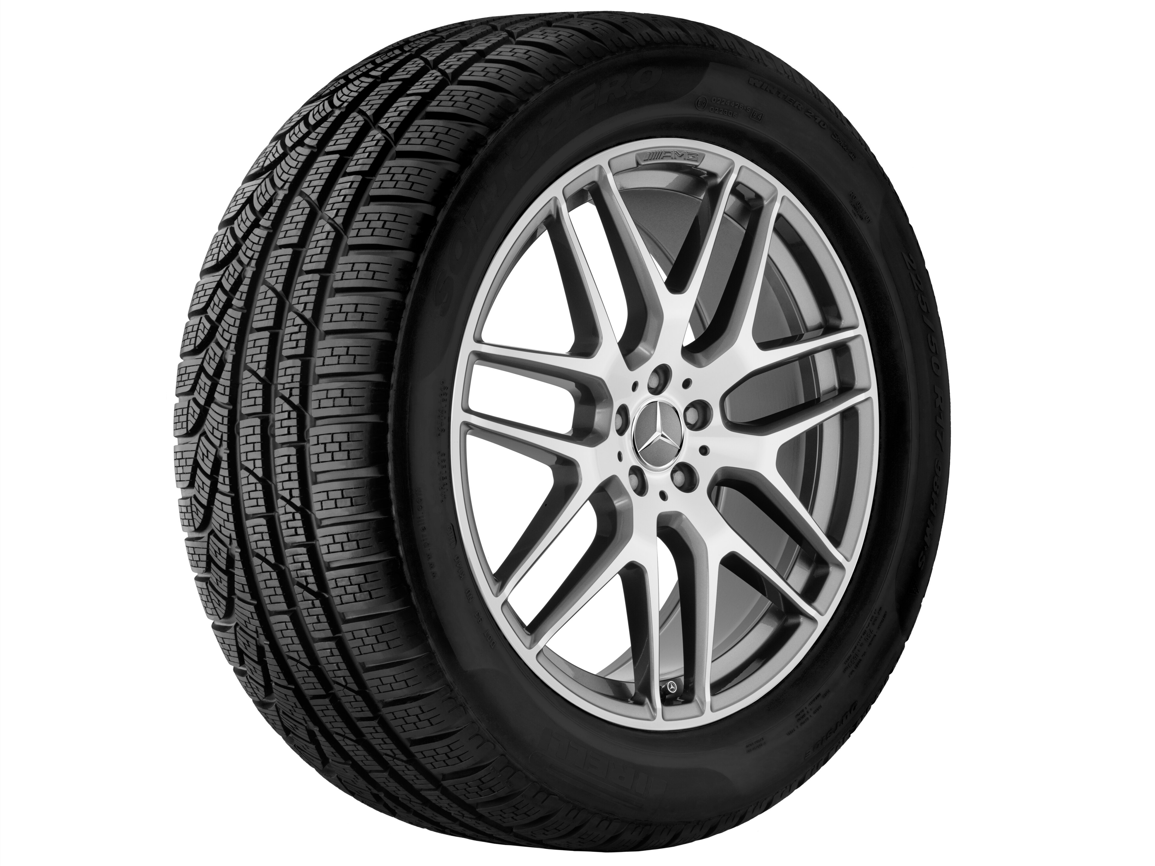 AMG Leichtmetallrad, im Kreuzspeichen-Design,