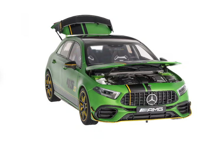 Mercedes-AMG A 45 S 4MATIC green hell magno, NZG, 1:18 Mercedes-AMG A 45 S 4MATIC green hell magno, NZG, 1:18
