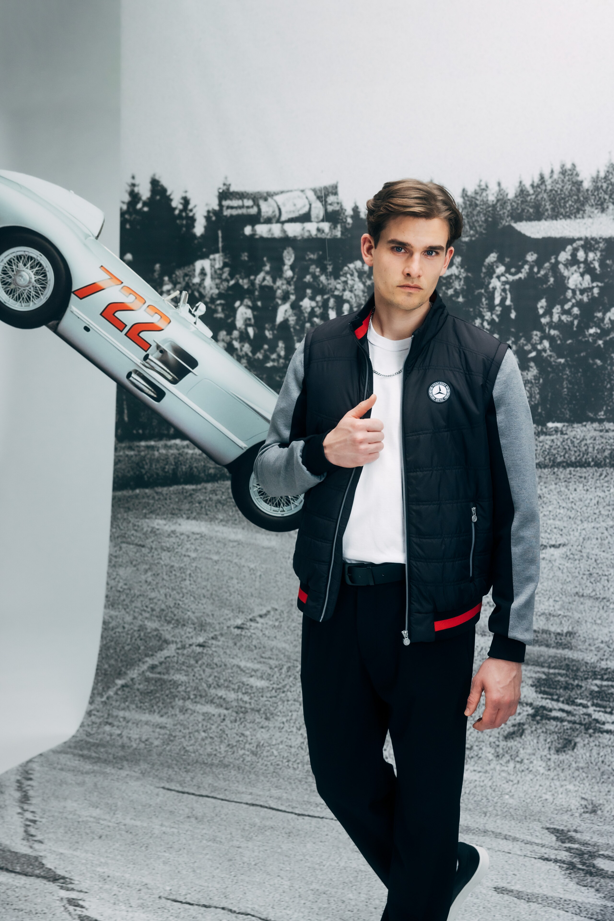 Jacke Herren, schwarz