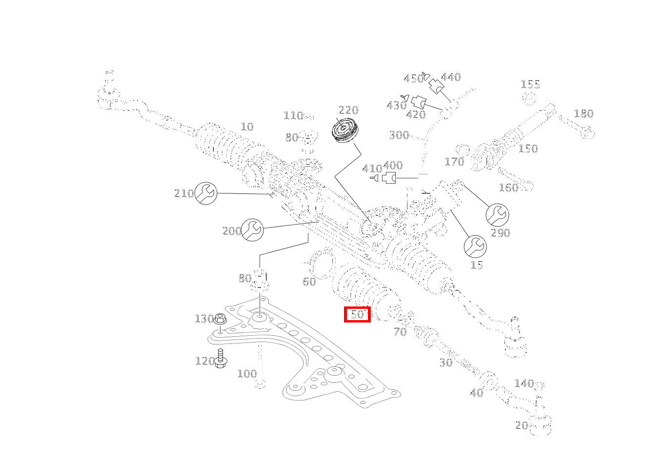 Manschette Links CLS 55 AMG 219