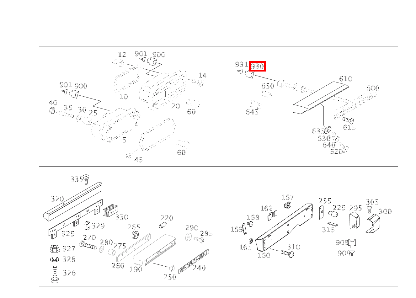 Stecker 2-PIN MQS G 300 CDI 461